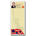 High Quality Notepad! 3 1/2" x 8" Patriotic Full-Color Notepads - 25 Sheets